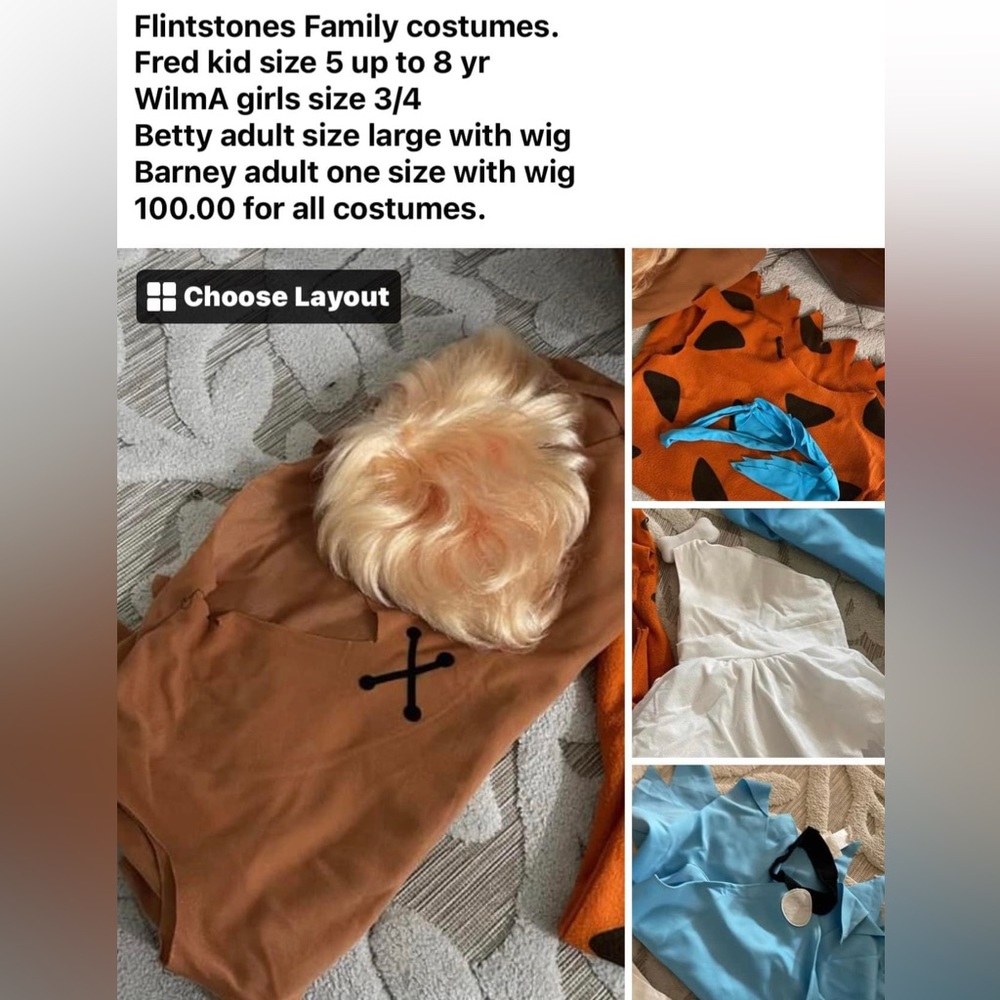 Flintstones family Costumes